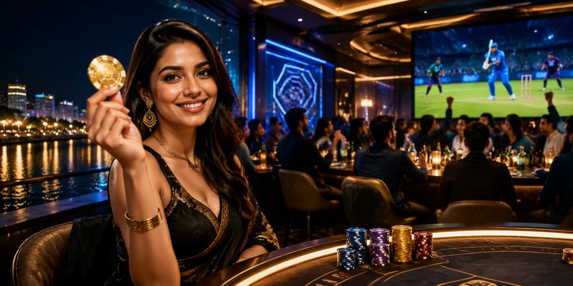 Person using mobile device for betting in India